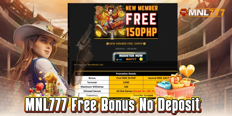 MNL777 Free Bonus No Deposit