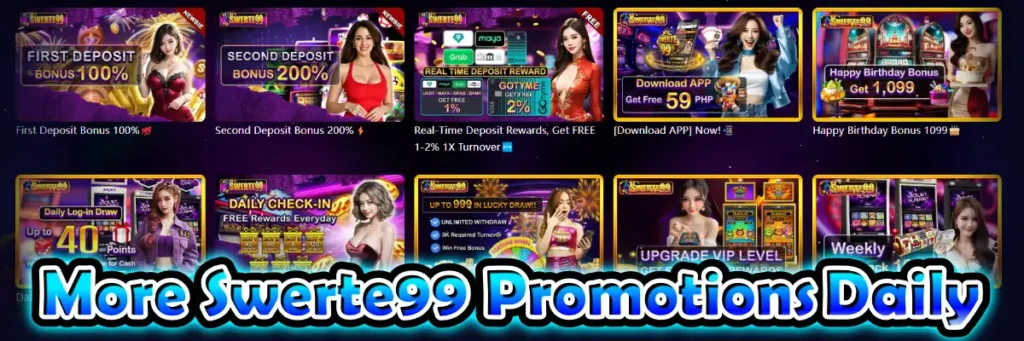 more swerte99 promotions